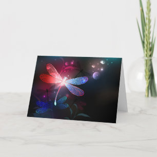Glowing red dragonfly programme