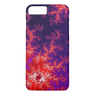 Glowing Red Fractal Case-Mate iPhone Case