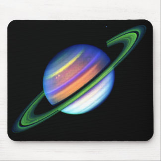 Glowing Saturn Mousepad