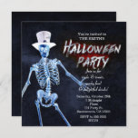 Glowing Skeleton Halloween Party Invitations<br><div class="desc">Glowing Skeleton Halloween Party Invitations</div>