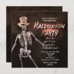 Glowing Skeleton Halloween Party Invitations<br><div class="desc">Glowing Skeleton Halloween Party Invitations</div>