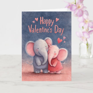 Glowing Smile Valentine Card