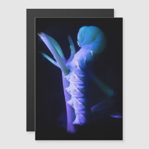 Glowing Sphinx Moth Caterpillar Magnetic Invitation