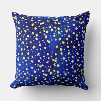 Glowing star cushion