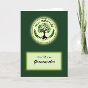 Glowing Tree Mothers Day Card