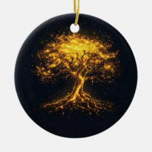 Glowing Tree of Life – Mystical and Enchanting Ceramic Tree Decoration