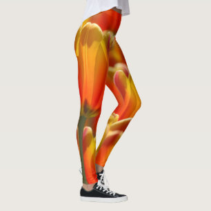 GLOWING TULIPS LEGGINGS