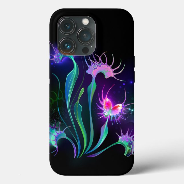 Glowing Venus Flytrap Case-Mate iPhone Case (Back)