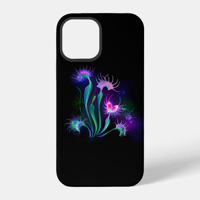 Glowing Venus Flytrap iPhone Case (Back)