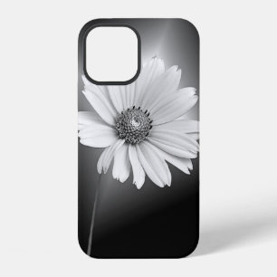 glowing white cosmos on black iPhone 12 case