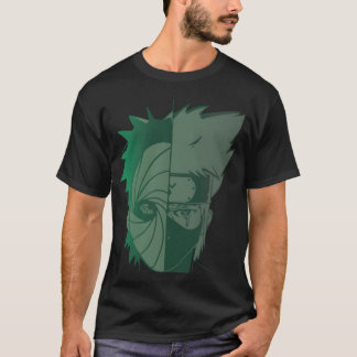 Glowwo Face Anime Uciha friend T-Shirt