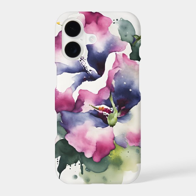 Gloxinia - Watercolor flowers (Back)