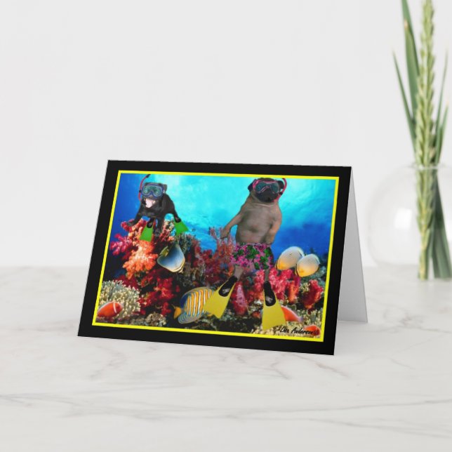 Glub Glub! Card (Front)