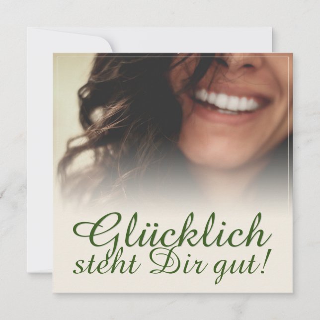 Glücklich steht Dir gut! (Front)