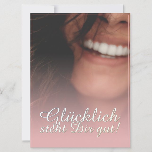 Glücklich steht Dir gut! - Rosé (Front)