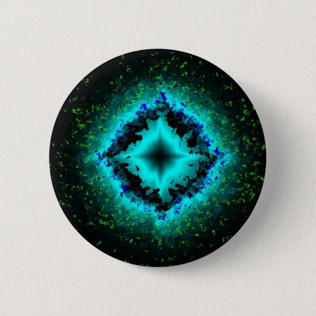 Glückssterne mit Sternchen- Glitter 6 Cm Round Badge (Front)