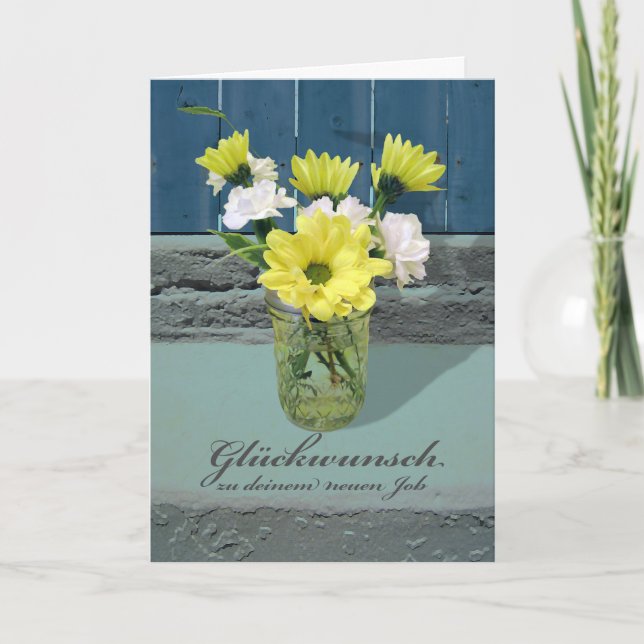 Glückwunsch zu deinem neuen Job, Congratulations Card (Front)