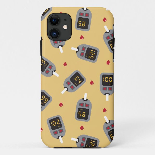 Glucometer Case-Mate iPhone Case (Back)