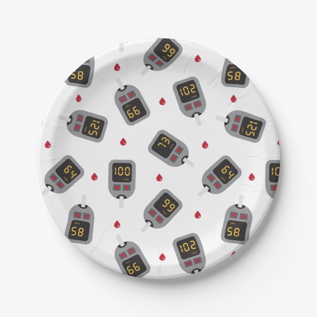 Glucometer Paper Plate (Front)