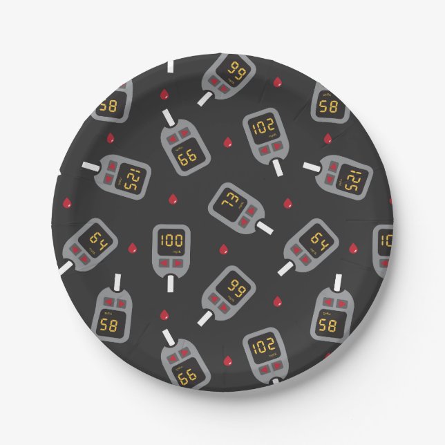 Glucometer Paper Plate (Front)