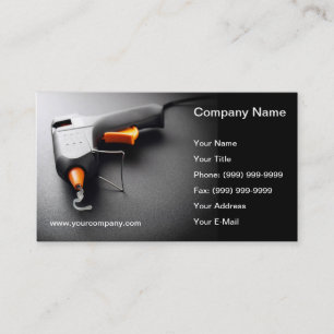 Glue gun business card