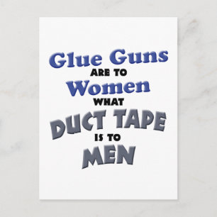 Glue Guns Postcard