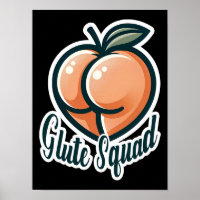 Glute Squad Peach Butt Glutes Gym Fitness