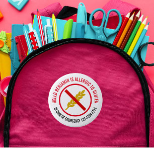Gluten Allergy Badge 