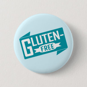 Gluten Free 6 Cm Round Badge