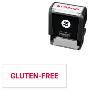 Gluten-free Allergy Friendly Self-inking Stamp