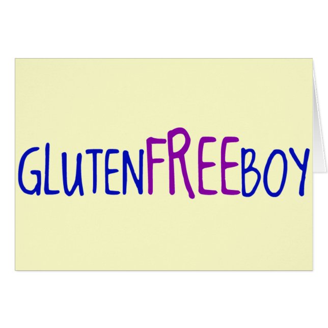 Gluten Free Boy (Front Horizontal)