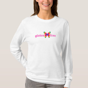 gluten-free butterfly (multi) Long Sleeve Tee