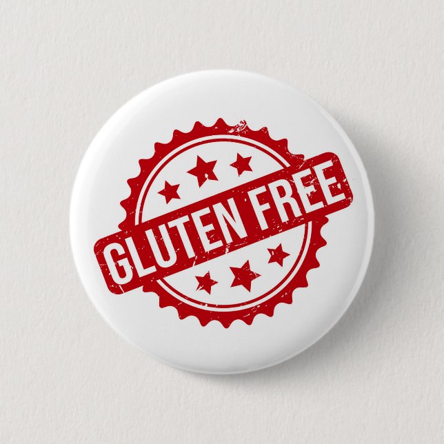 Gluten Free Button (Front)