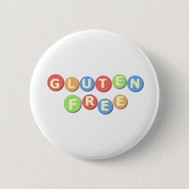 Gluten Free Celiac 6 Cm Round Badge (Front)