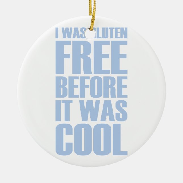 Gluten Free Ceramic Tree Decoration (Front)