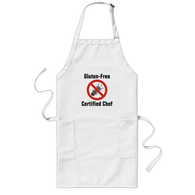 Gluten Free Certified Chef Long Apron (Front)