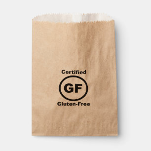 Gluten Free Certified Favour Bags