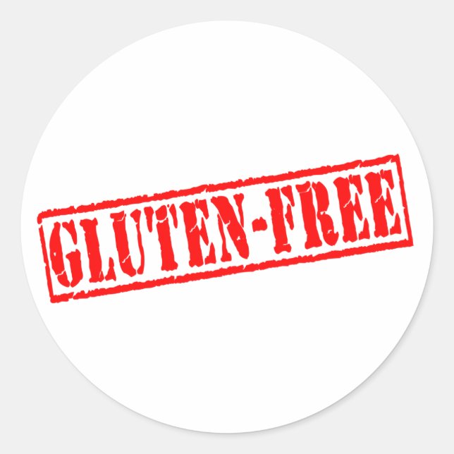 Gluten Free Classic Round Sticker (Front)