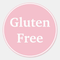 Gluten-Free. Custom Text. Food. Diet. Label.
