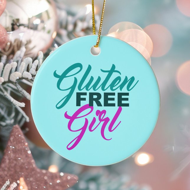 Gluten Free Girl Ceramic Tree Decoration (Creator Uploaded)