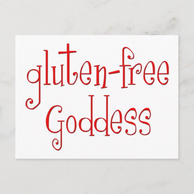 Gluten Free Goddess Postcard (Front)