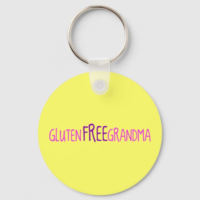 Gluten Free Grandma Key Ring (Front)