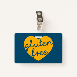 Gluten free ID badge