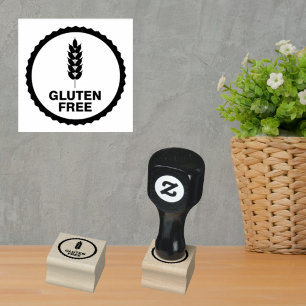 Gluten Free Identification for Food Vendors, Rubber Stamp