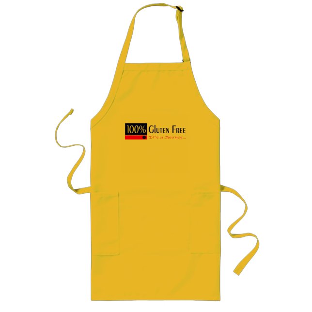 Gluten Free Is A Journey | Long Apron (Front)