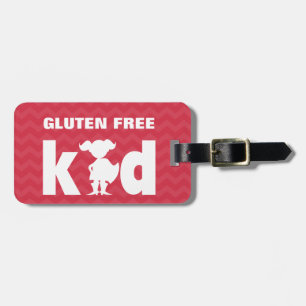Gluten Free Kid Celiac Super Girl Tag