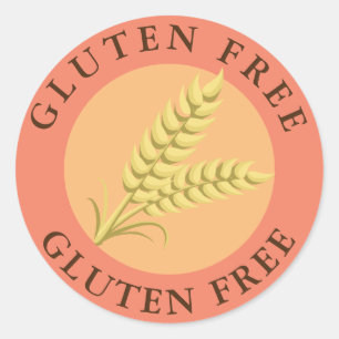 Gluten Free Label Sticker