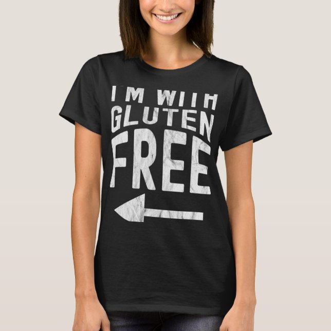 Gluten Free Lifestyle Wheat Celiac Disease Awarene T-Shirt (Front)