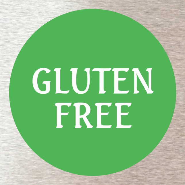 Gluten Free round Classic Round Sticker (Creator Uploaded)