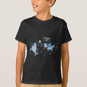 Gluten Free Shark Gift Celiac Disease T-Shirt